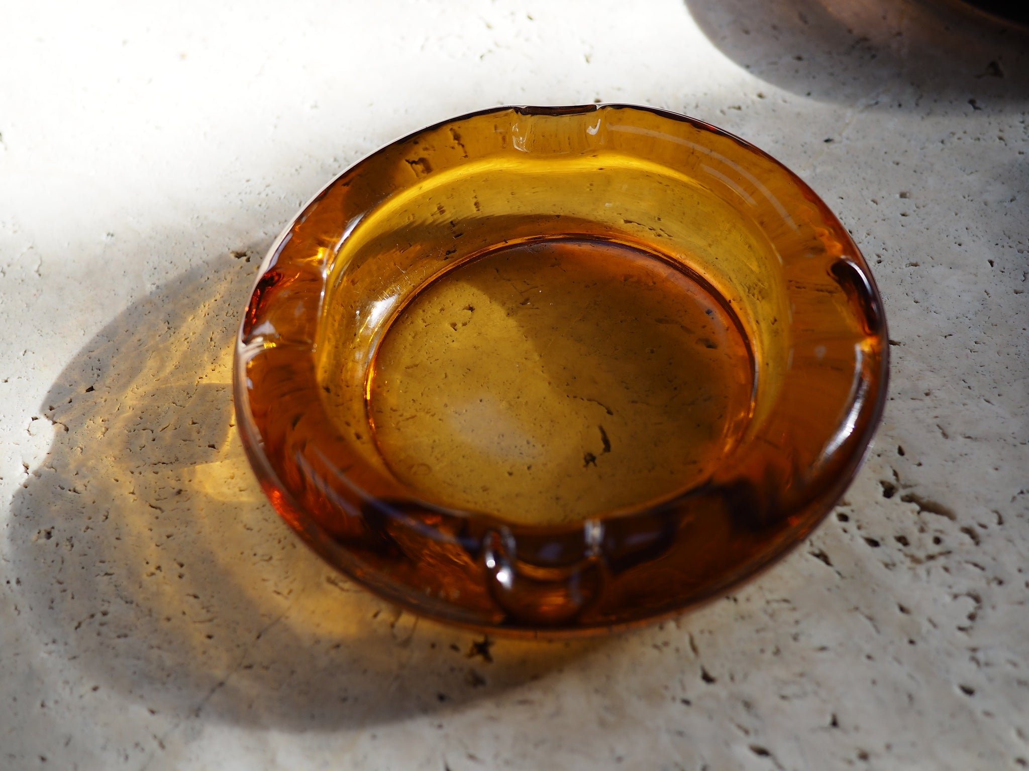 Amber Glass Catchall