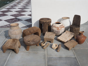 Tulum Large Antique Metate de Piedra