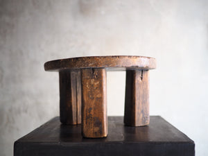 Antique Primitive Wooden Stool